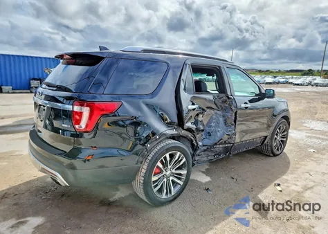 2017 Ford Explorer Platinum z USA, uszkodzony, nr VIN 1FM5K8HT2HGC64302